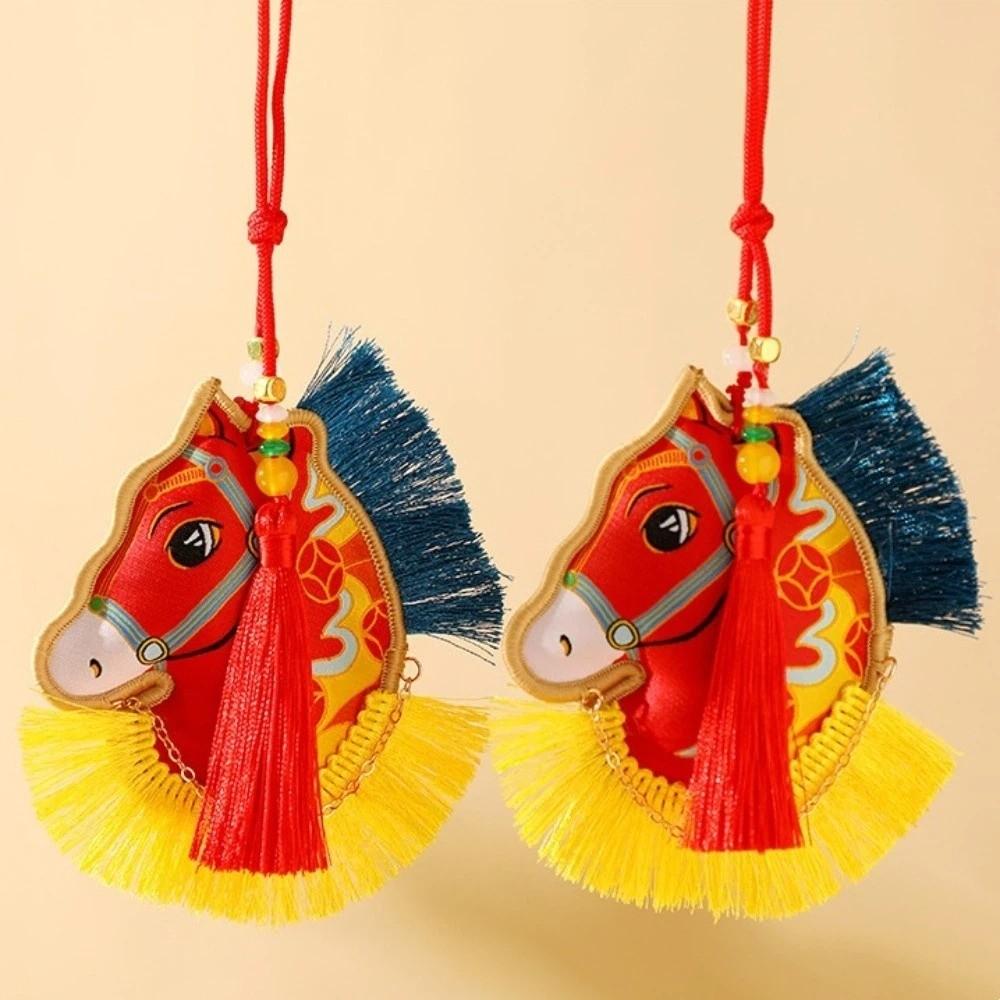 Chinese Style New Year Horse Pendant Spring Festival Horse Hanging Decoration  Cultural Gift