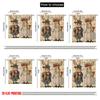 2pcs,2D plane printing Curtains Bunny Wedding Bliss Versatile 100% Polyester (without rod) Room Decor Ldeal for Living Room and