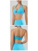 Europäischer & Amerikanischer Neckholder Sport-BH - Rückenfreies Yoga-Top für Damen