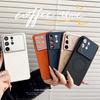 Leather Magnetic Case for Samsung Galaxy S25 S24 S26 Plus S26 Ultra Magsafe Soft Silicone Shockproof Protector Cover