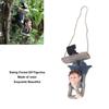 Resin Swinging Elf Figurine Hanging Resin Garden Statue Outdoor Elf Sculpture  For Garden
