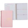 Sanpachi Shoten Weekly Planner A5 Size Schedule Notebook List Task Management Daily Planner Schedule Book Study Plan Weekly Notebook To-Do (Pink)