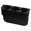 Car Console Cup Holder Multifunctional Sturdy Stable Reliable Stylish Car Seat Phone Crevice Organizer for Cars Black