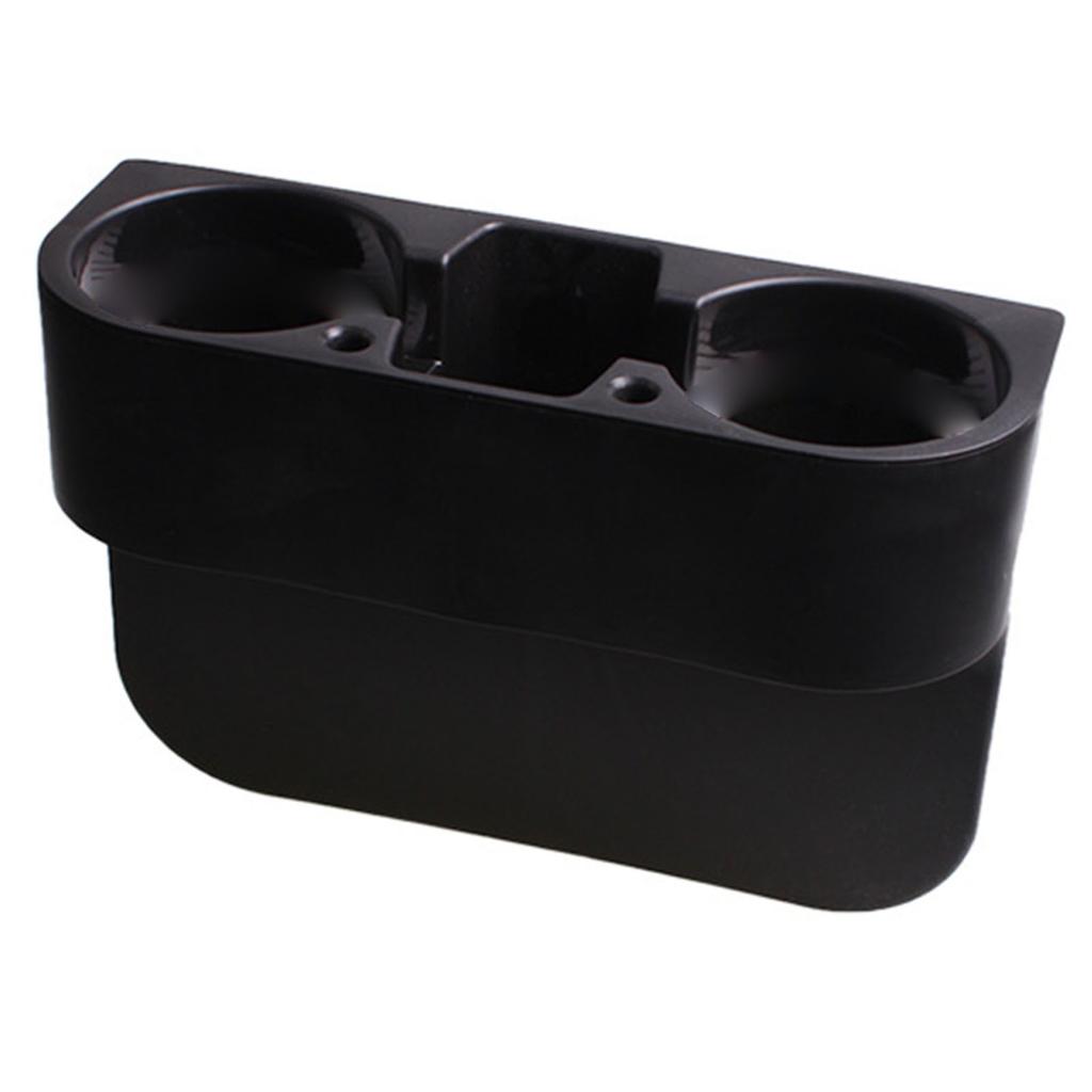 Car Console Cup Holder Multifunctional Sturdy Stable Reliable Stylish Car Seat Phone Crevice Organizer for Cars Black