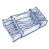 3PcsCelsiusSet Foldable Underwear Storage Box with Compartments Socks Bra   Drawers Divider