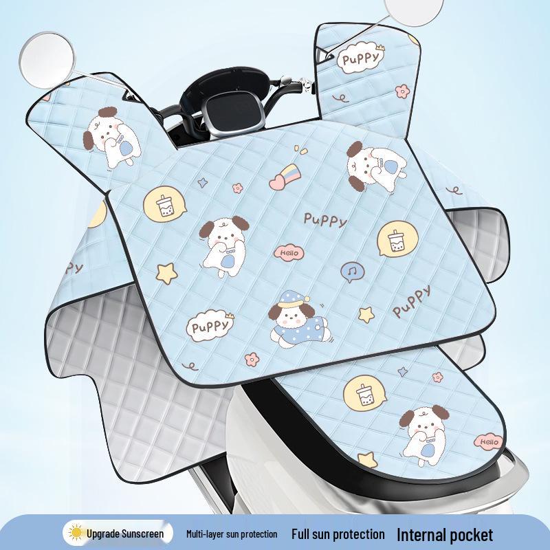 

Дышащий Оксфордский Тент от Солнца и Ветрозащитный Чехол для Электромобилей