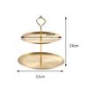 2/3 Layer Fruit Plate Home Living Room Stainless steel Snack Dish Creative Dried Fruit Basket Candy Dish Cake Stand Salad Bowl