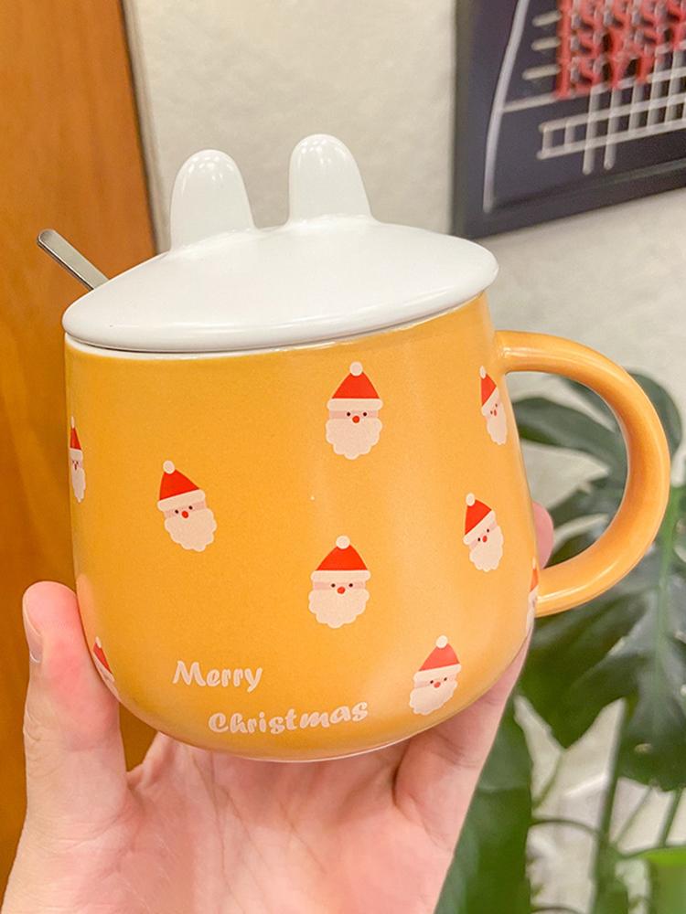 

Набор кружек в стиле аниме, простая рождественская кружка для кофе, оригинальные чашки для завтрака, керамические и глиняные милые кружки, бесплатная доставка, посуда для напитков 350ml