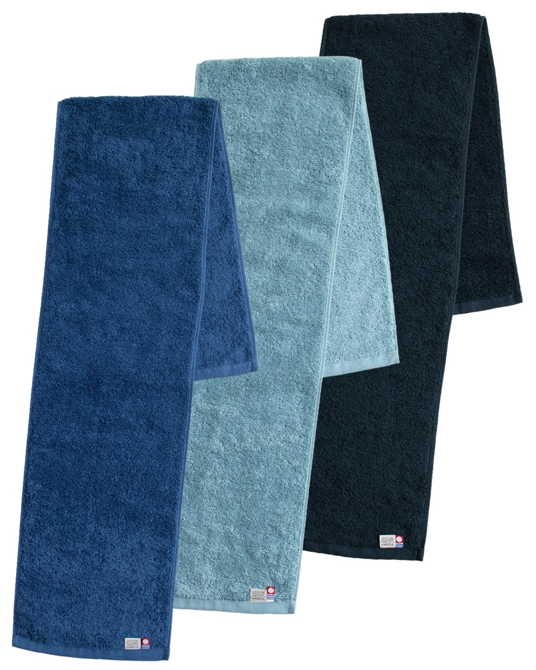 

Спортивное полотенце, полотенце-кашне, полотенце Imabari, 3 шт., BUDDY, 20 x 110 см, хлопок, сделано в Японии [Tabarat] 100% (сортированный)