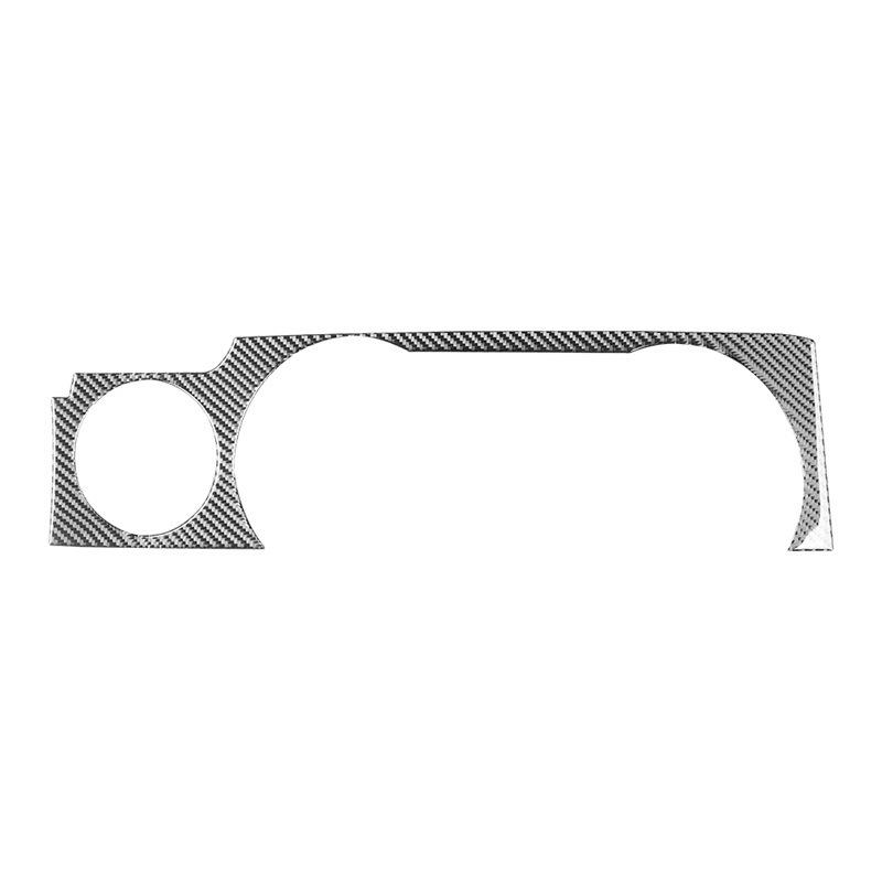 For Ford Mustang 2005-2009 Carbon Fiber Car Dashboard Panel Air Outlet Frame Decoration Sticker Auto Interior Accessories