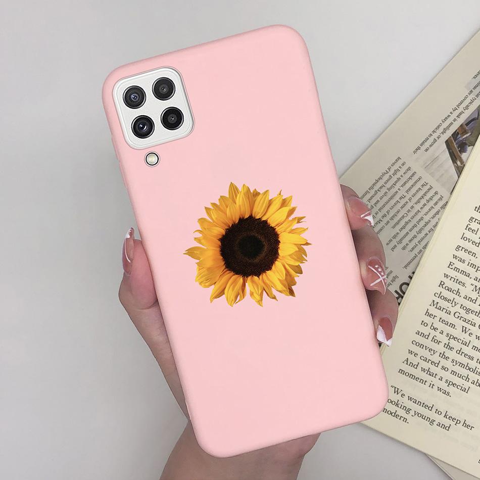 For Samsung Galaxy A22 4G 5G Case SM-A225F Love Heart Soft Silicon Phone Cover For SamsungA22 GalaxyA22 M22 A 22 4G 5G Fundas