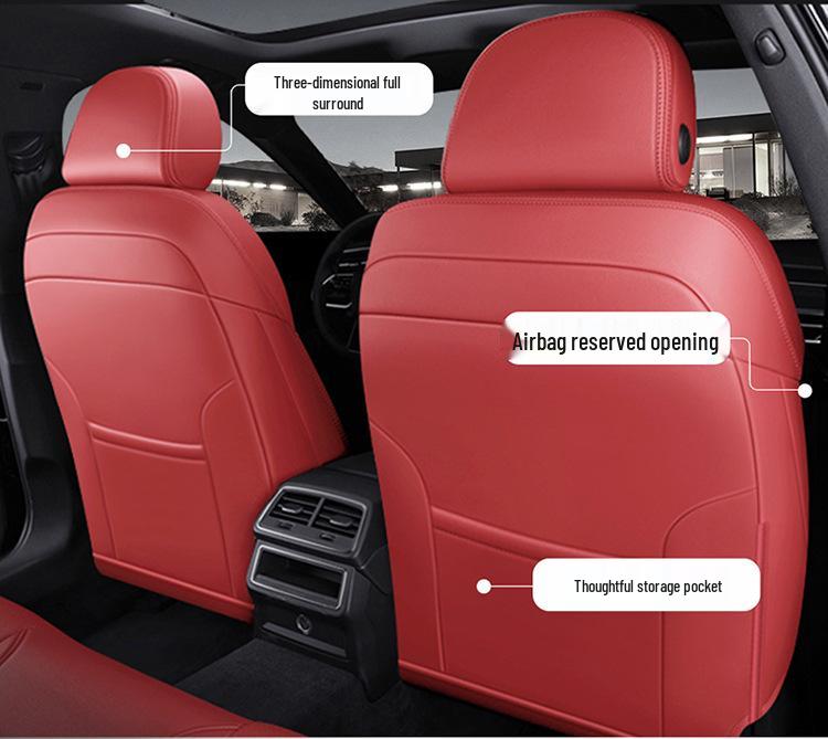 Universal Suede Car Seat Cover: Full Coverage, Ventilated, All-Season Cushion