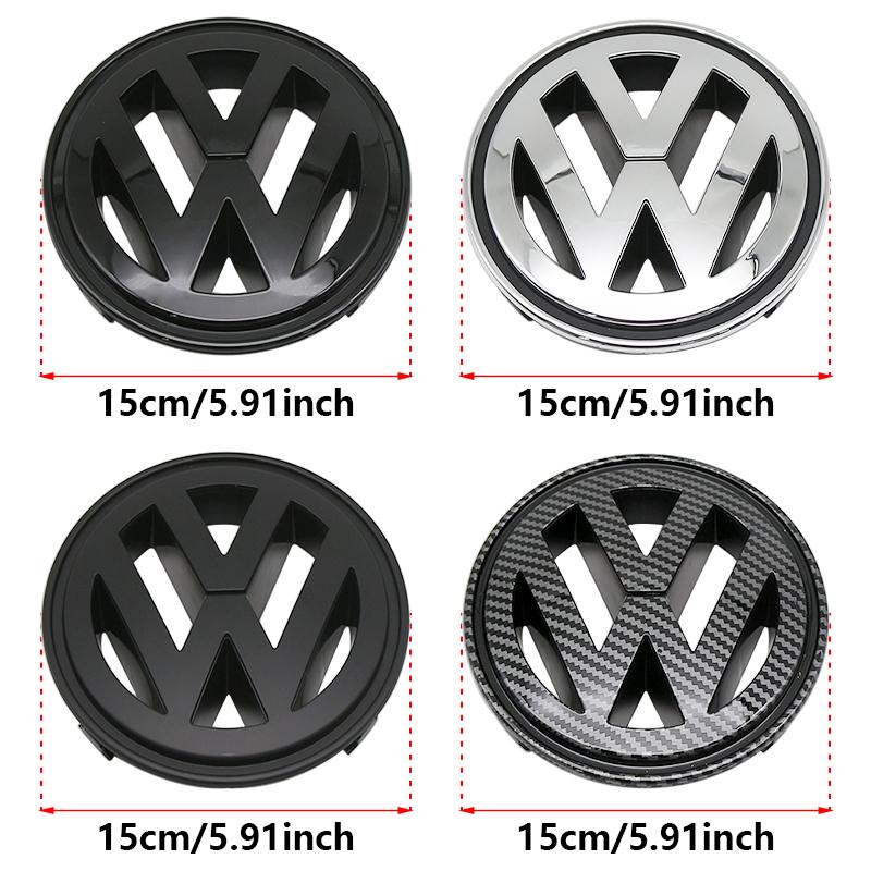 For VolkswagenMK6 1Pc Car Logo Front Grille Emblem Badge Decoration Sticker For Volkswagen VW Magotan B7 B8 2011 2012 2013 2014 2015 2016 2017