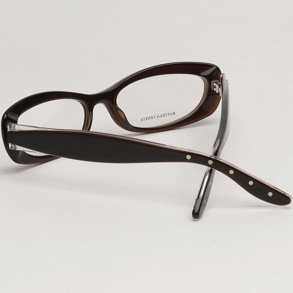 Bottega Veneta Eyeglass Frames BV84 VNH Small Lens Glasses Women's Horn-rimmed Glasses