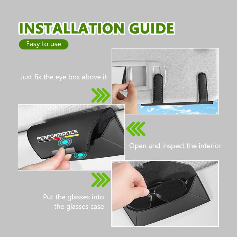 Auto Brillenetui Sonnenbrillen Aufbewahrungsbox Clip Auto Brillen Zubehör für BMW 1 3 5 Serie G30 G32 G38 2021 2020 2019 2018