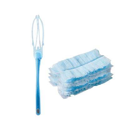 Detachable Microfiber Disposable Dusting Electrostatic Absorbent Duster Cleaner Cleaning Tool Brush