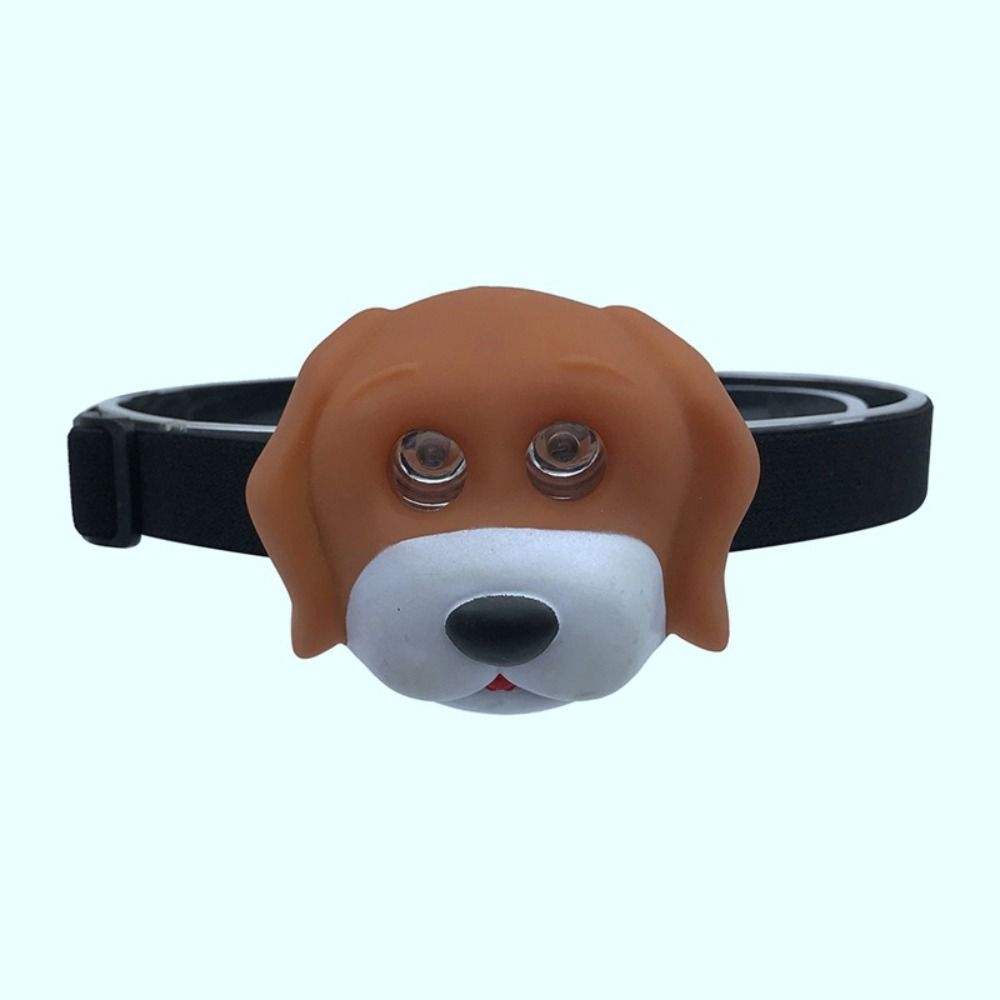 Cartoon Animal Headlamp Toy Cute LED Flashlight Kids Gift Headband Light  Outdoor