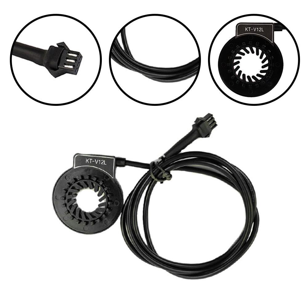 Kt-v12 Geschwindigkeitssensor Sm-Stecker Hohe Empfindlichkeit Stabiles Signal Einfache Montage Für E-Bike Elektrofahrrad