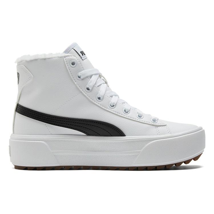 (WMNS) PUMA Kaia Mid 'Fur - White Black' Women's 385341-02