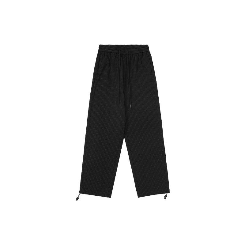 

Bodydream Light Outdoor Textured Pants Spring and Autumn Men s Straight Loose Casual Pants Sports Sweatpants Black XL(85-100kg)