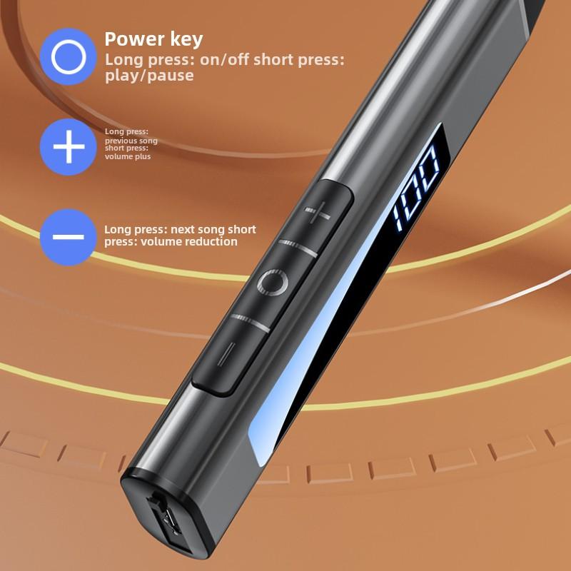 New In-ear Wireless Bluetooth Headphones with Digital Display Ultra Long Life Sound Quality Hanging Neck Sports Headphones