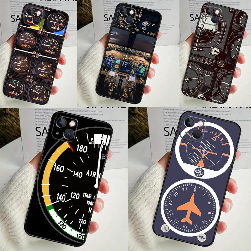 Flight Instruments Phone Case For OPPO Reno 14 13 11 12 F 10 Pro 8T 7 8 Lite OPPO Find X8 X6 X5 X9 Pro Cover