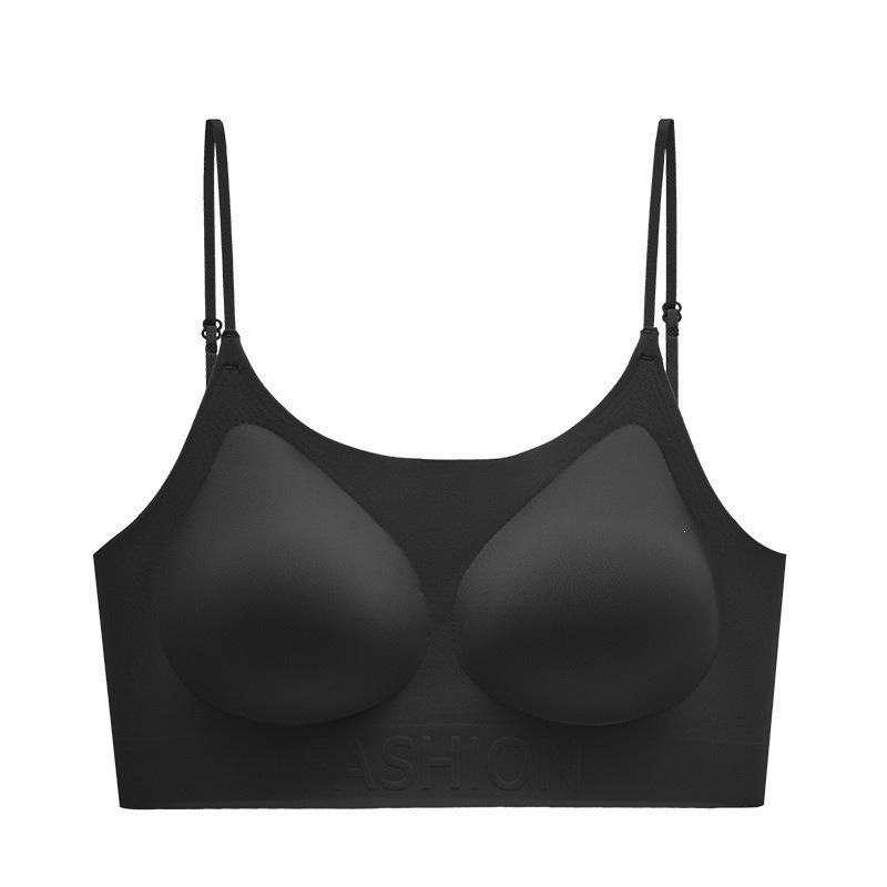 Women Invisible U Back Push Up Seamless Low Back Bra For Small Chest
