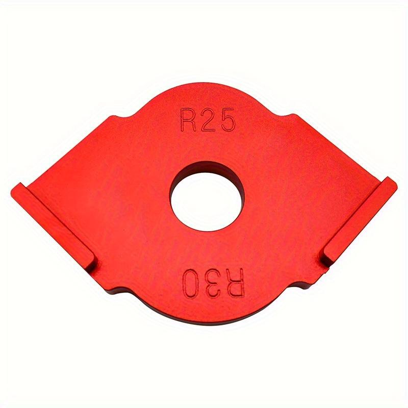 3Pcs Wood Panel Radius R Plate Router Table Bit Corner Jig Trimming Machine Engraving Machine Round Corner Template Kit