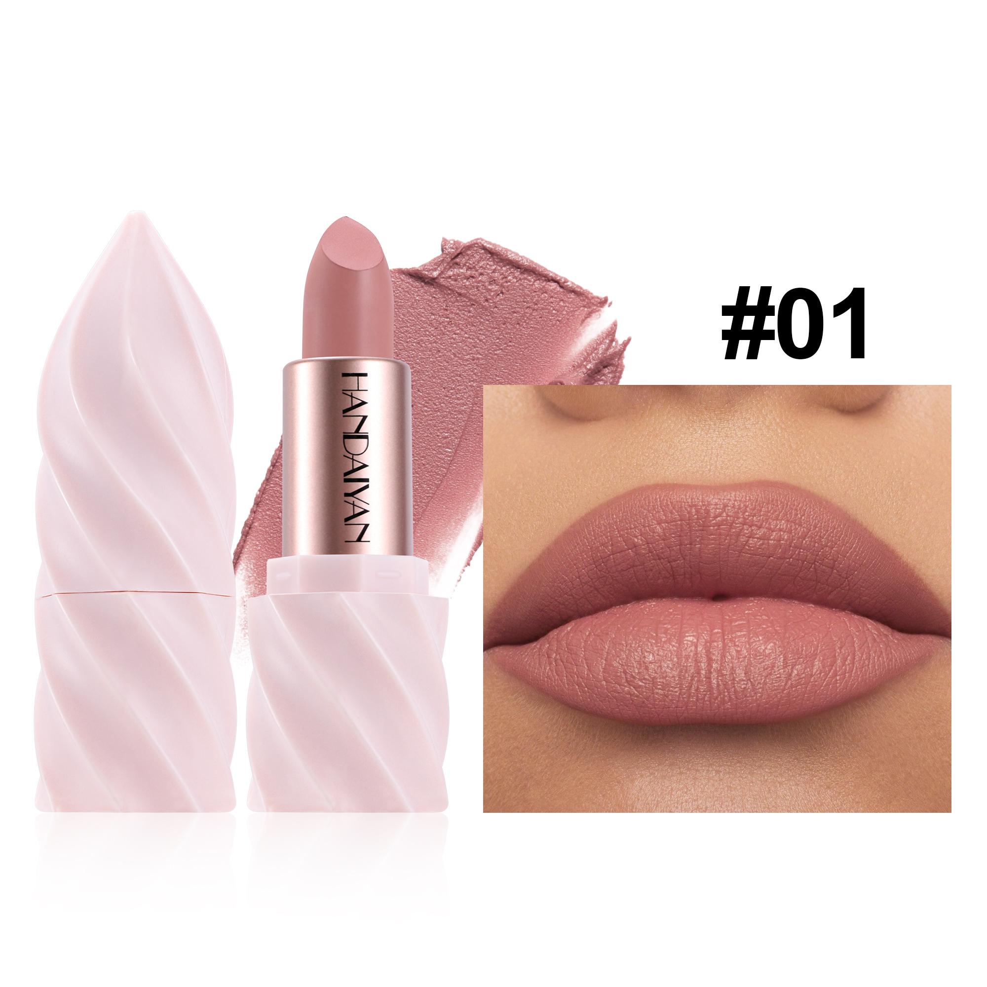 

6 Colors Bold & Intense Glitter Shiny Metallic Lipstick Pearlescent Lip Tint,Long Lasting Lip Senior Matte Lip Makeup Gifts