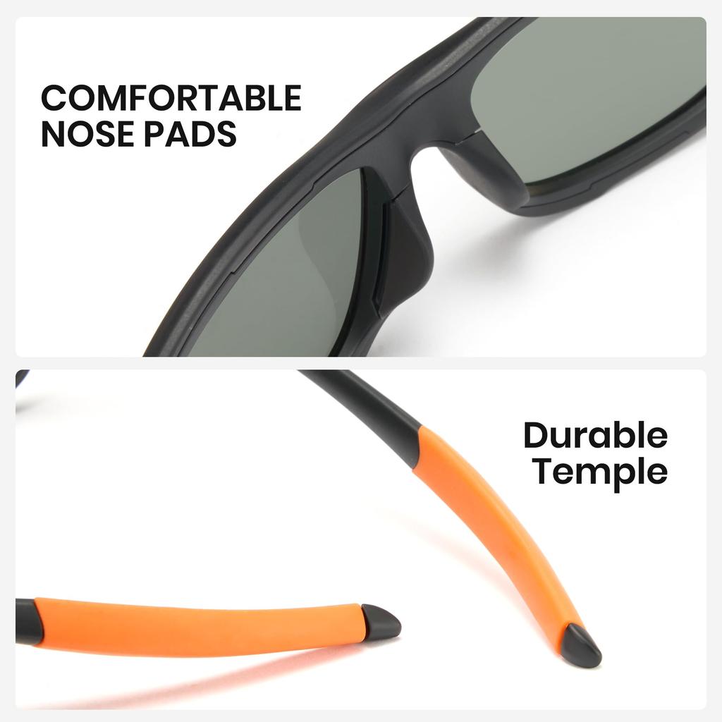 Second Photochromic Polarized Blue Light UV Ultra Great for Mountain P1176 [Cyxus] 0.1 Sunglasses, Sunglasses, Blocking, Protection, Lightweight,