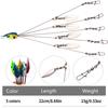 Umbrella Rigs Fishing Rigs 5 Arm Rigs Swimbait Set with 4 Leaf