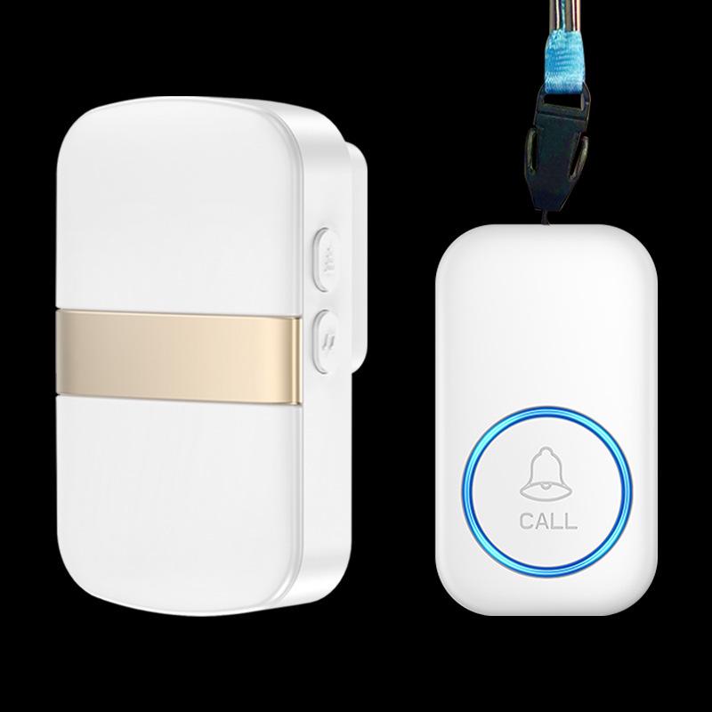 Elderly Wireless Call Button: Long-Distance Emergency Nursing & Doorbell Remote Control Wireless Remote Control