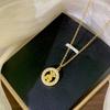 Light Luxury Zircon Full Diamond Choker Necklace Titanium Steel Versatile Minimalist Accessories for Women