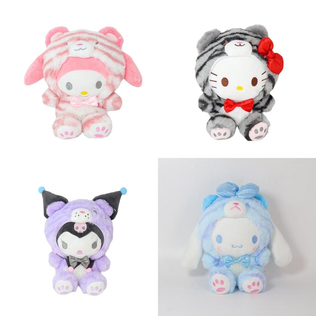 Adorable Tiger Kuromi My Melody Cinema Roll Pudding Dog Plush Toy Ultra Soft Short Plush Doll