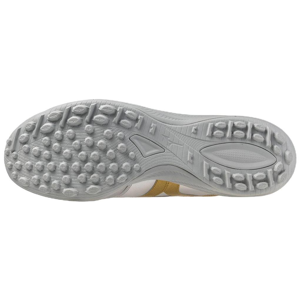 Mizuno MORELIA SALA TF Turf Slip Resistant Abrasion Resistant Soccer Shoes Unisex Silver Mizuno Q1GB251104