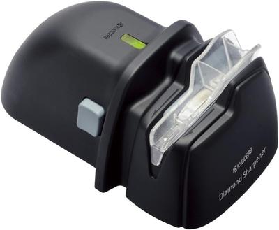 Kyocera Electric Diamond Sharpener for Diamond Sharpens Each Edge Multiple High Sharpness Requires Four AA Batteries Suitable for Ceramic and Metal