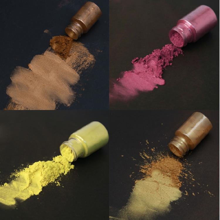 Feiner Glitzer-Glimmer-Pulver-Pigmentpulver für Seife, Farbe, Harz, Basteln 50 Farben