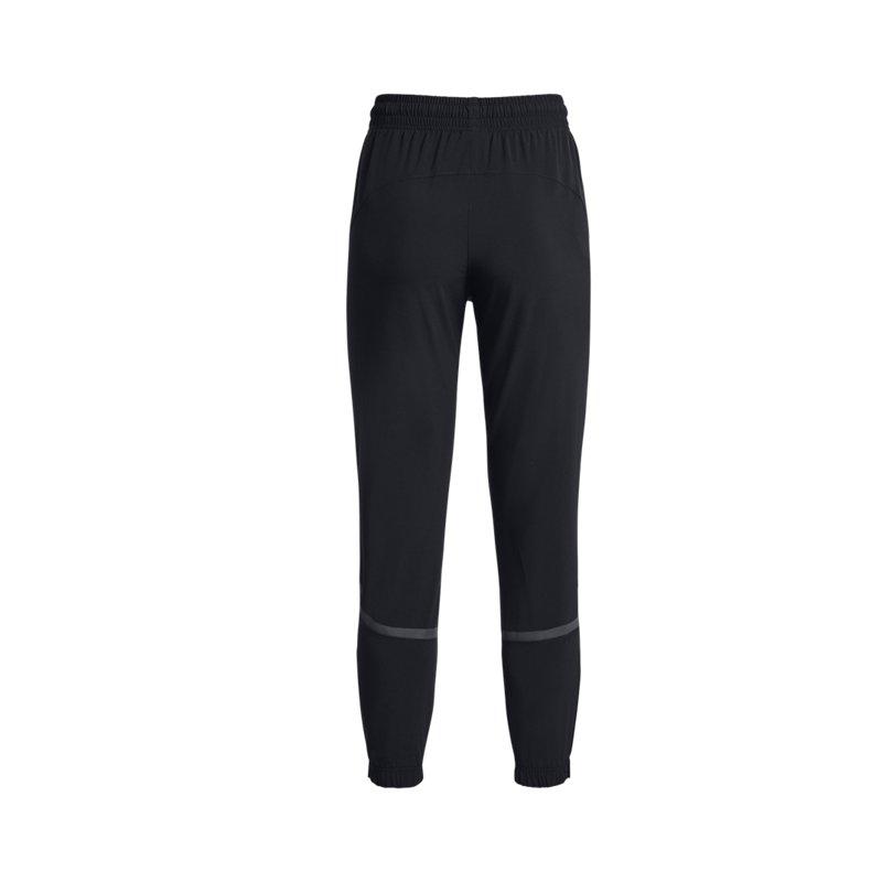 Under Armour Unstoppable Solid Color Elastic Waist Cuffed Sports Pants Women pants Black 1380184-001