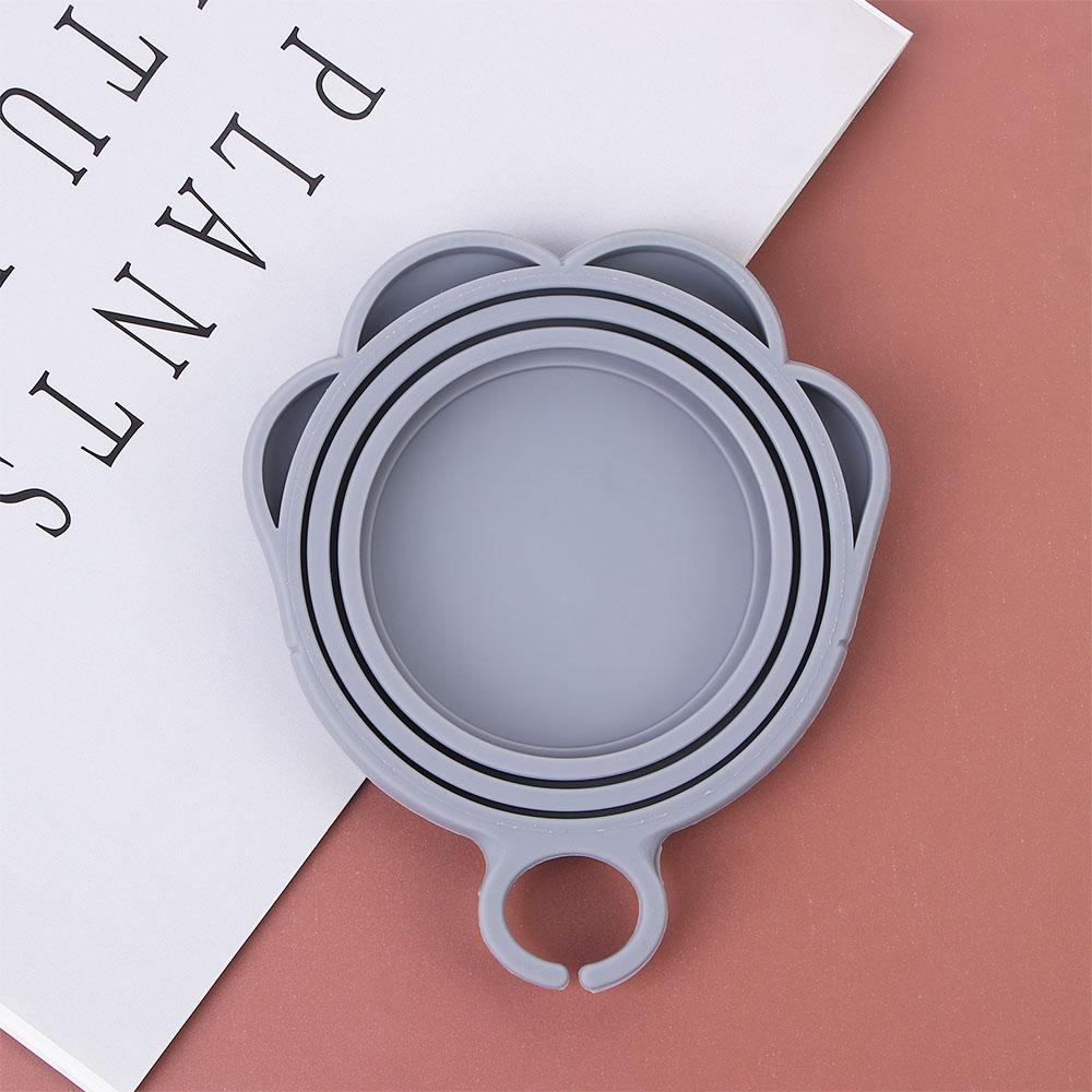 Keep Fresh Cat Dog Silicone Reusable Multifuctional Pet Food Spoon Can Lids Can Covers Tin Opener