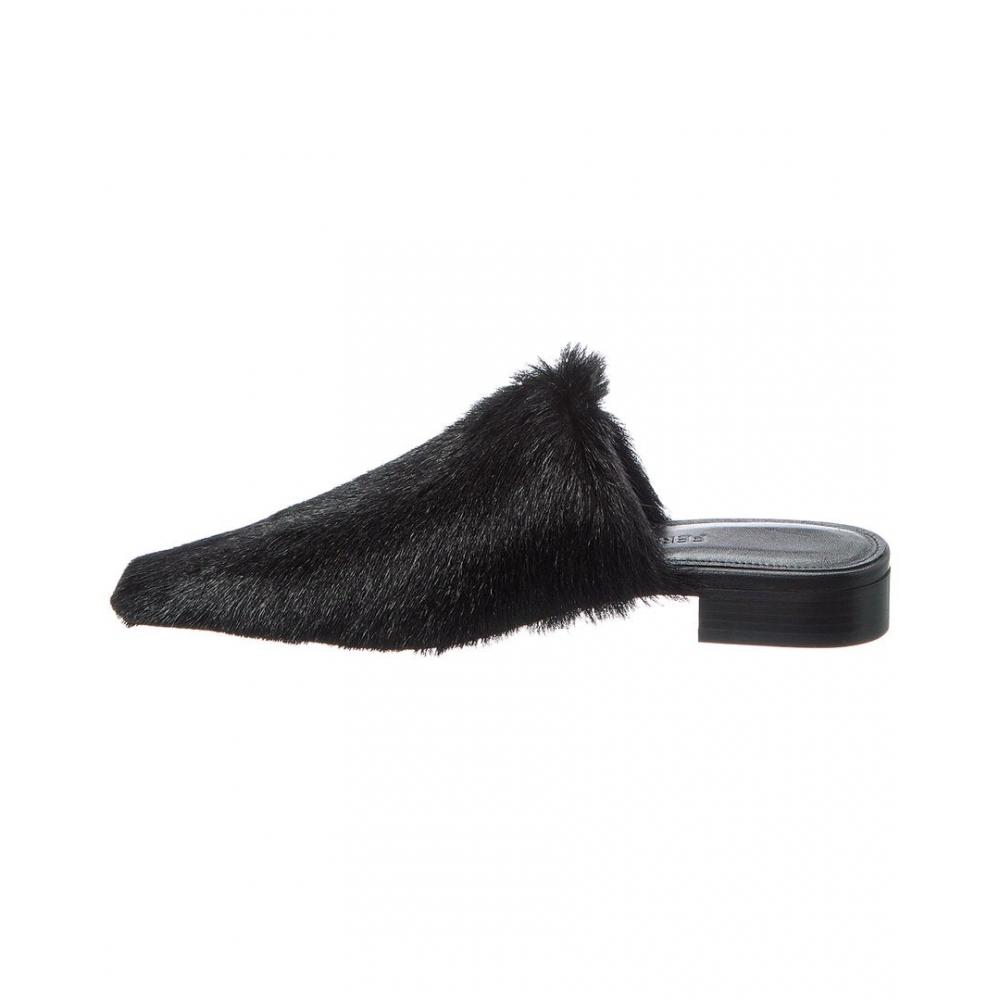 Salvatore Ferragamo Ferragamo Haircalf Mule Nero