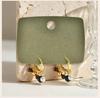 Hoop Earrings, Multi Gemstone Pendant Natural Stone Beads Pendant Bohemian Fashion Trendy Jewelry Ear Accessories for Women