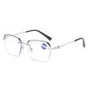 New Frameless Edge-cut Reading Glasses, Anti-blue Light Glasses, Fashionable, High-definition For Middle-aged And Elderly People