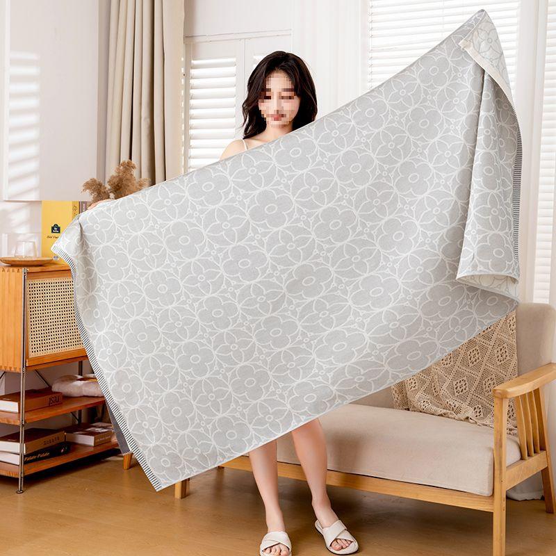 G5Z Хлопковое быстросохнущее марлевое банное полотенце, очень большое и впитывающее, для мужчин, женщин и детей, с мультяшным дизайном, идеально подходит для дома или школы. 100% Pure Cotton