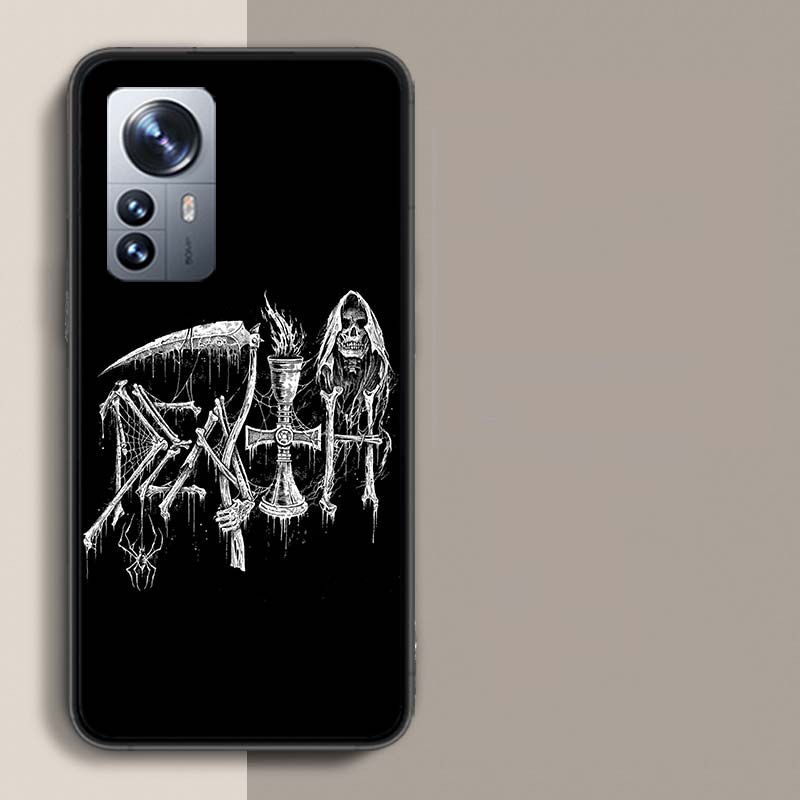 

Metal Band D-Death Phone Case For Xiaomi 15 Poco X7 X6 F7 14 Ultra Mi F6 F5 F4 F3 X5 X4 X3 M6 Pro M5 M5S M3 Capa Coque Xiaomi Poco F7 Ultra