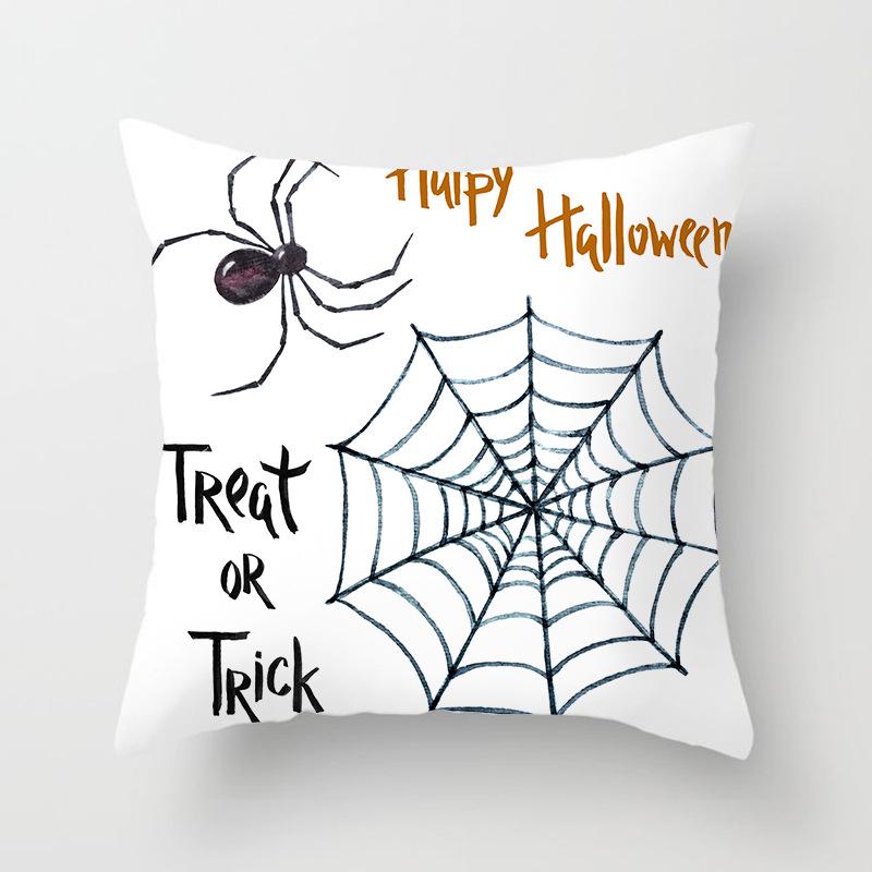 New Halloween Series Peach Leather Velvet Pillowcase Festive Decoration Home Sofa Pillow Cushion Cover