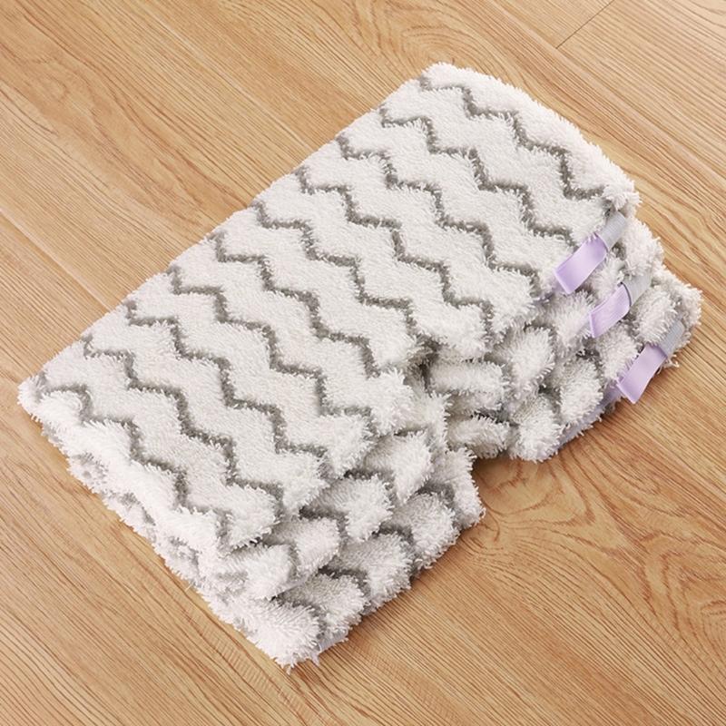 Reusable and Washable Replacement Mop Pad Offering Enhancing Absorption and Quick Dry Fabric Suitable for Steam Mops