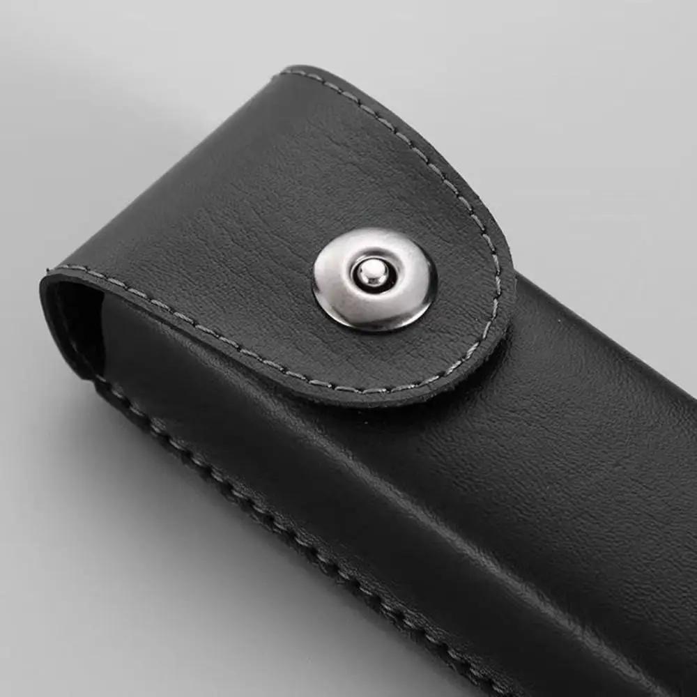 Portable Leather Retro Belt Wearable Glasses Storage Box Glasses Case Carrying Cases