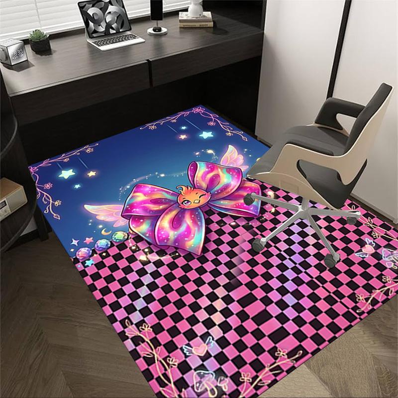 

1PC bowtie angel Non-Slip Floor Carpet Compatible for Office&Living Room&Bedroom&Dining room - Soft & Pattern-G0343 60cm by 90cm