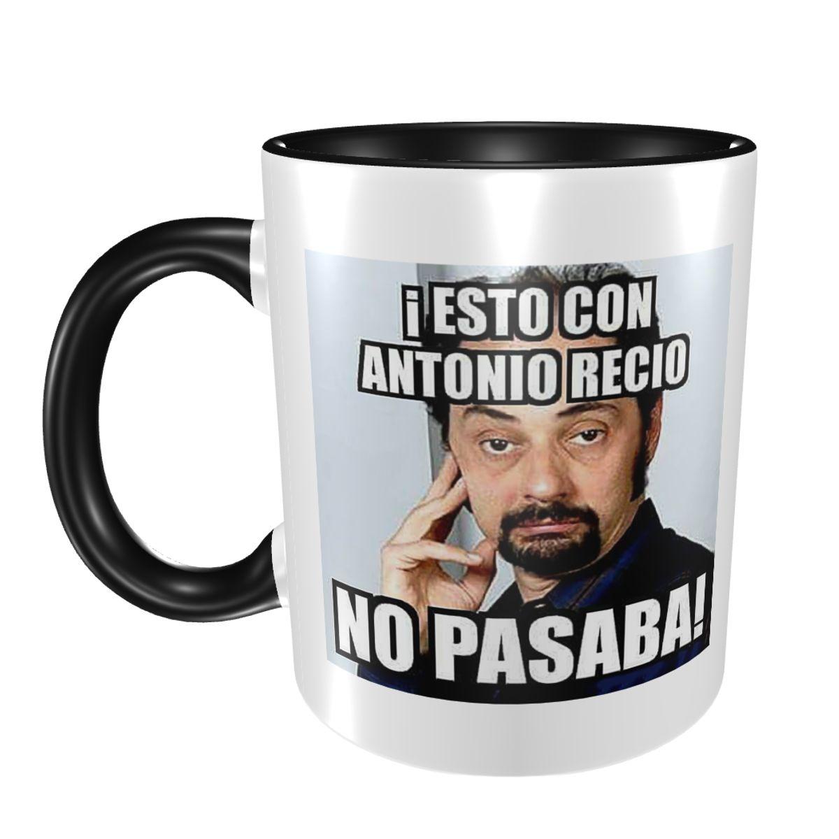 Antonio Recio Mug Funny Ceramic Coffee Cups Tea Mugs Milk Cup Drinkware Gifts for Woman Man One Size
