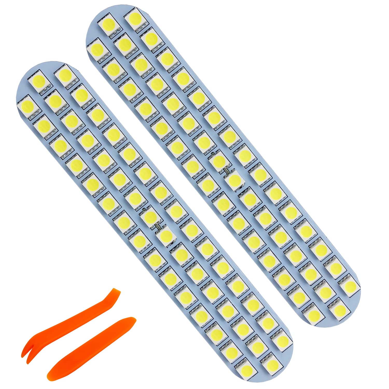 

TORIBIO Note E12 LED Room for Nissan Note E12 and Late Custom Super Easy Installation Set Lamp, White, (Early Models), Design, Bright, (Tools